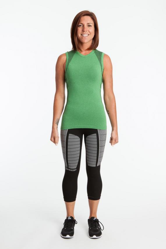 2.0 Sleeveless Heathered Form Fit  *Made in the USA*
